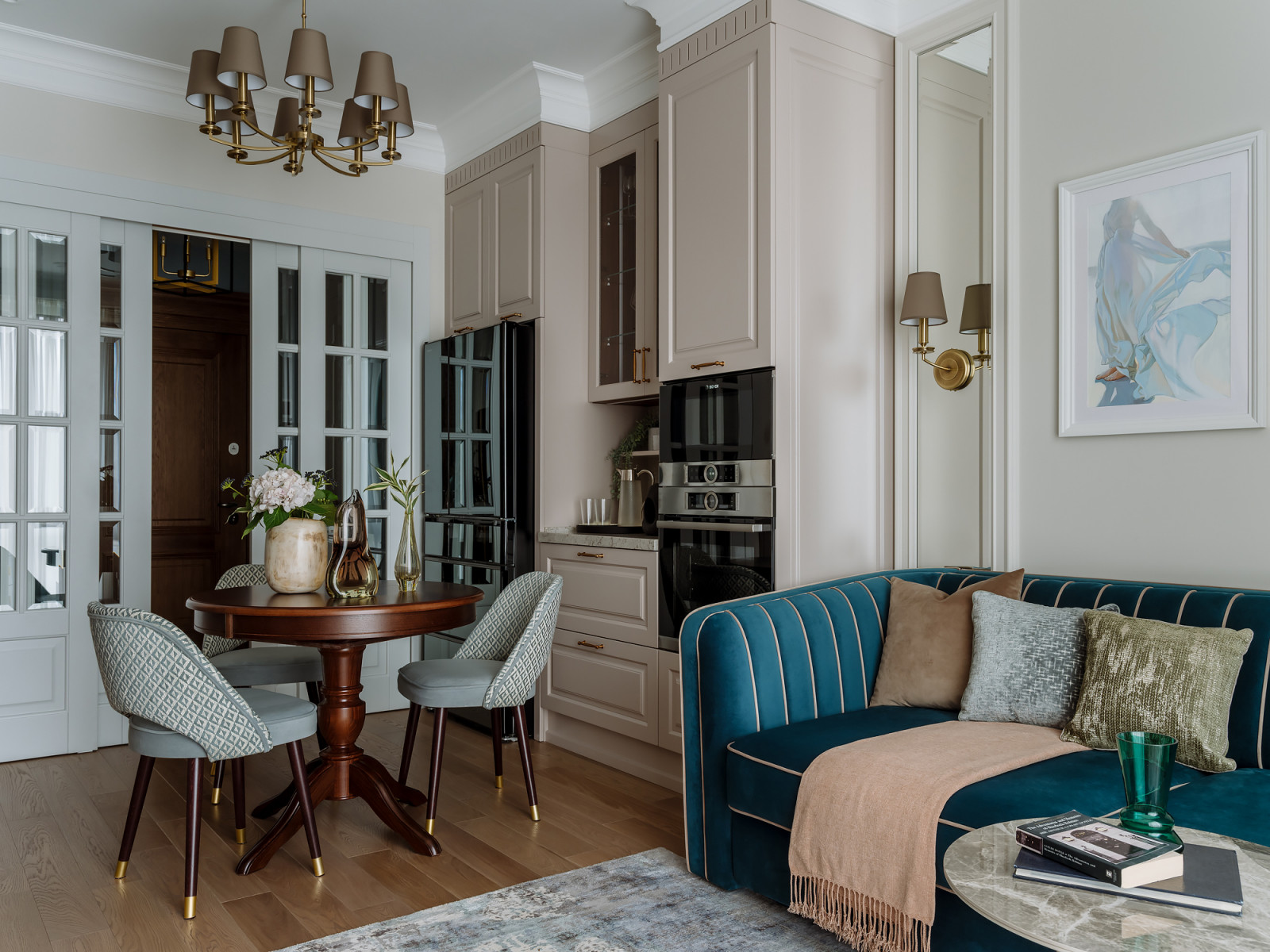 Стилизация квартиры в ЖК Пресня-Сити