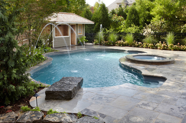 American swimming pool in New York.