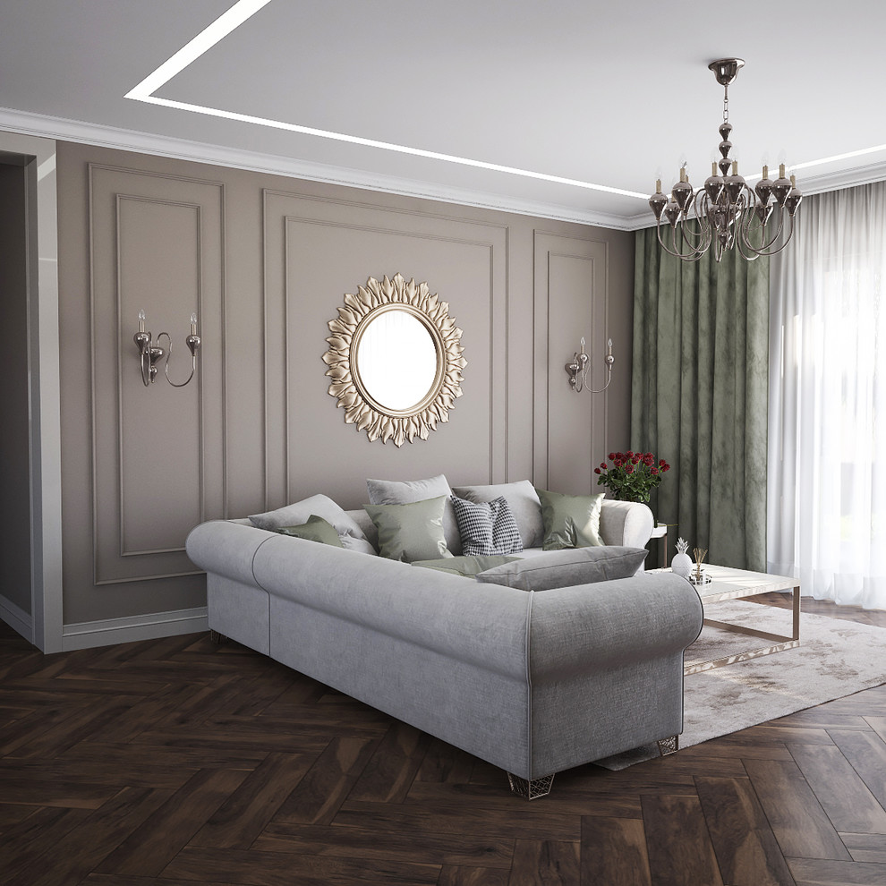 Южная гостиная в неоклассике