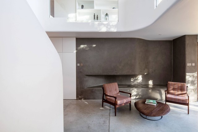 Vertical Living modern-living-room