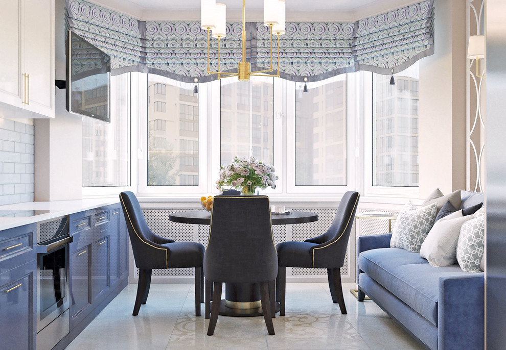 Кухня-гостиная в стандартной панельке