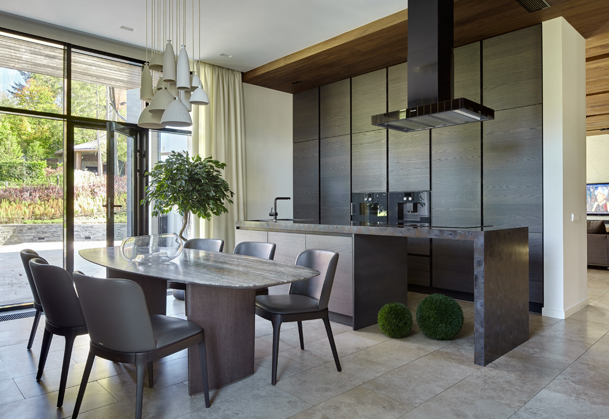 Интерьеры загородного дома на Истре