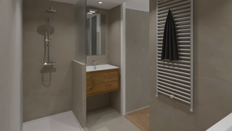 Décloisonnement de 90m²