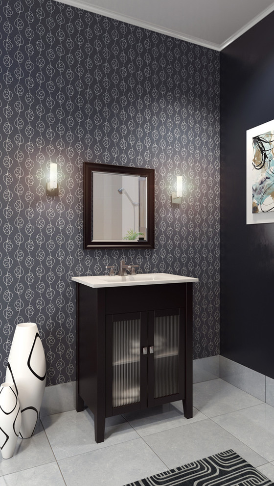 Bathroom - traditional bathroom idea in Orange County