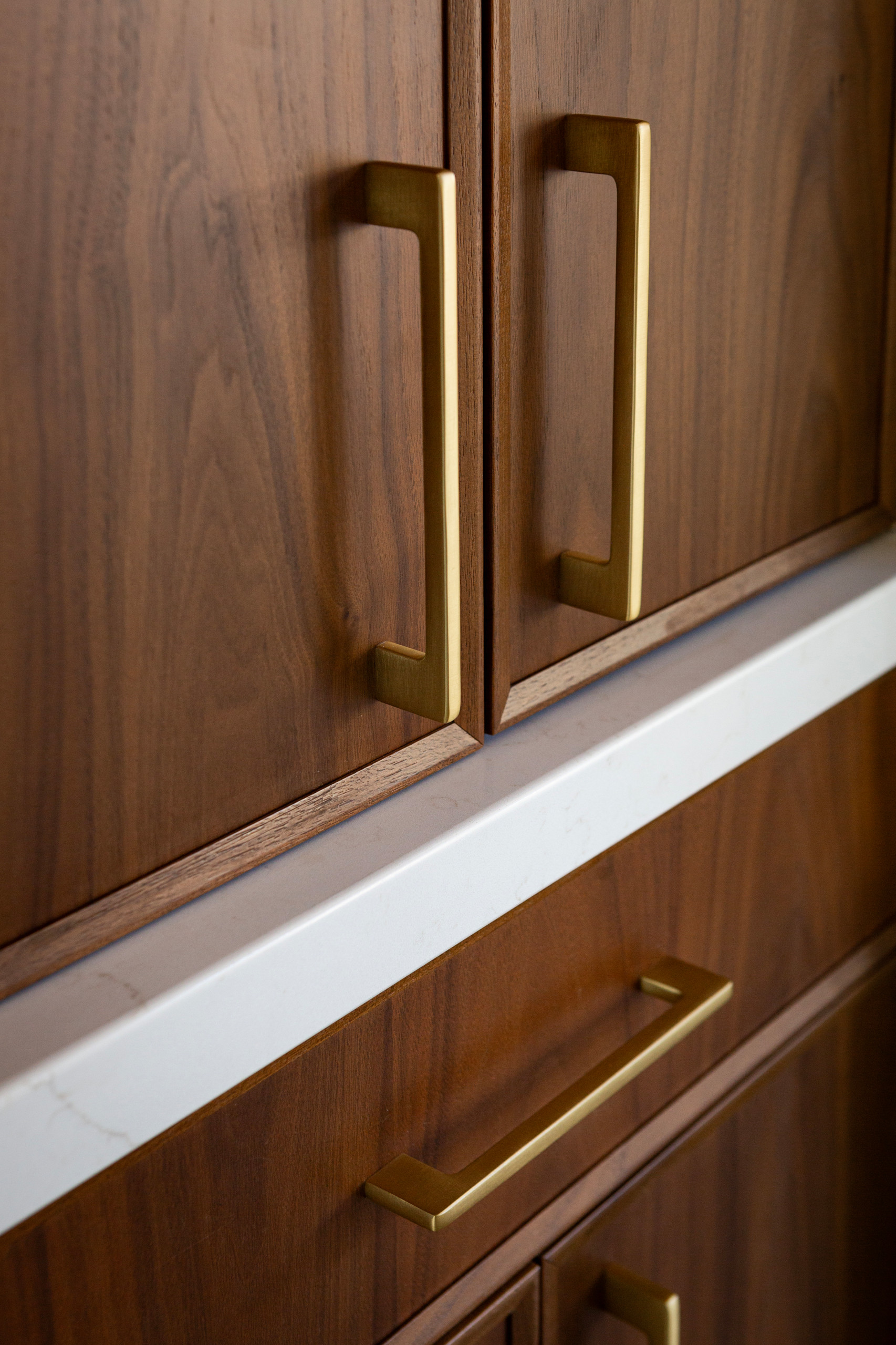 Westlake Village Modern Walnut Kitchen