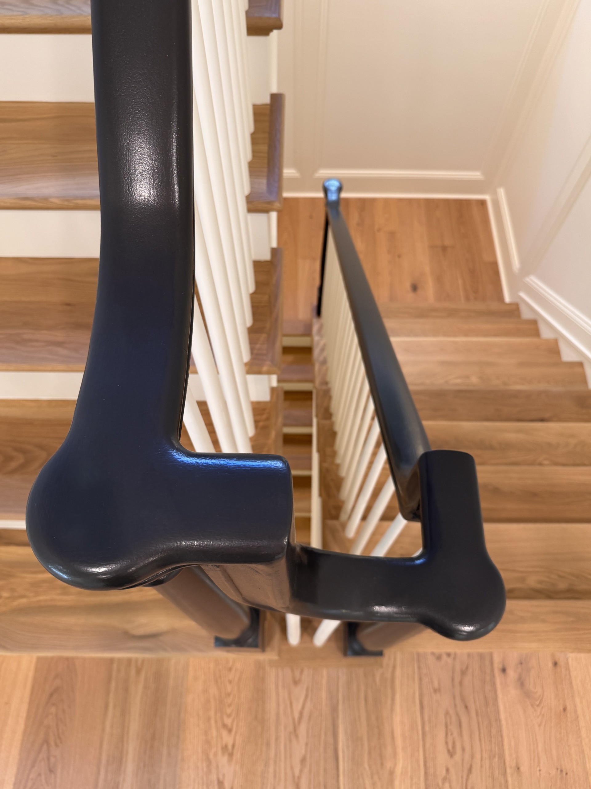 Project #160 | Traditional Box Stair with Gooseneck Handrail