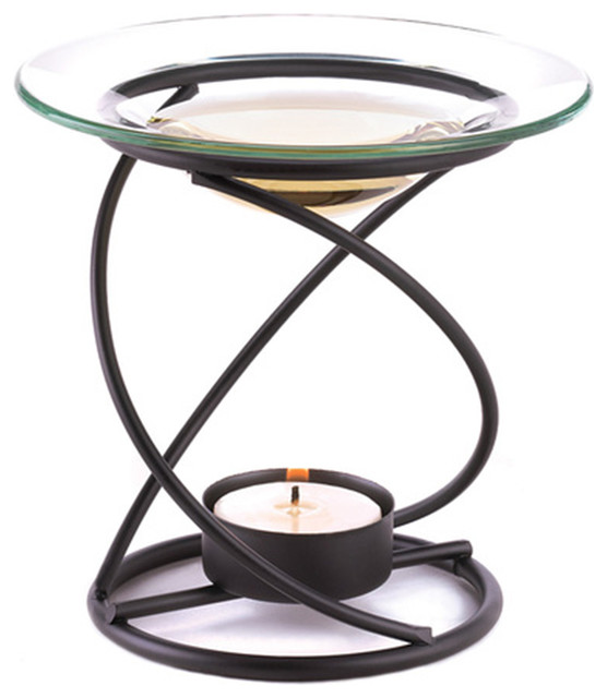 Helix Tea Light Oil Warmer Contemporary Candleholders by Fennco Lifestyle Inc Houzz