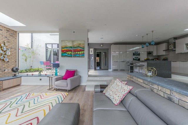 Open Plan Kitchen Living Room Dublin Modern Living Room