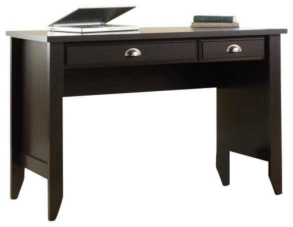 Sauder Shoal Creek Desk In Jamocha Wood Finish Transitional Sauder Shoal Creek Desk In Jamocha Wood Finish