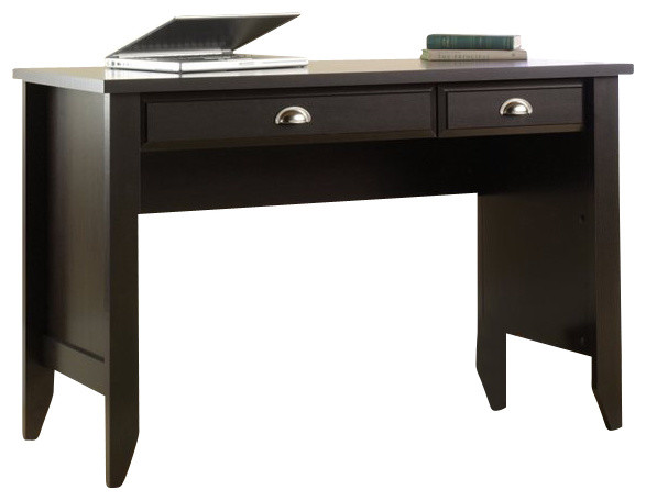 Sauder Shoal Creek Desk In Jamocha Wood Transitional Desks And