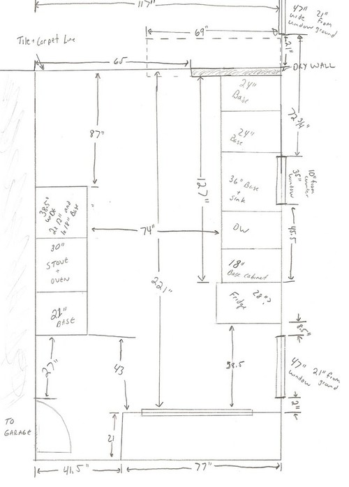 Need help with a 10x20 Galley Kitchen Design 