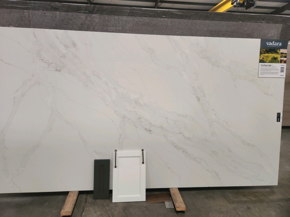 Vadara Quartz Phoenix Sky, Sterling Light, & Aurora Frost