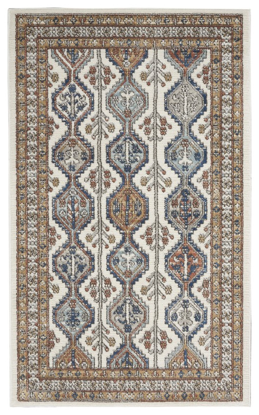 Nourison Quarry Area Rug, 8'10"x11'10" Southwestern Area Rugs by