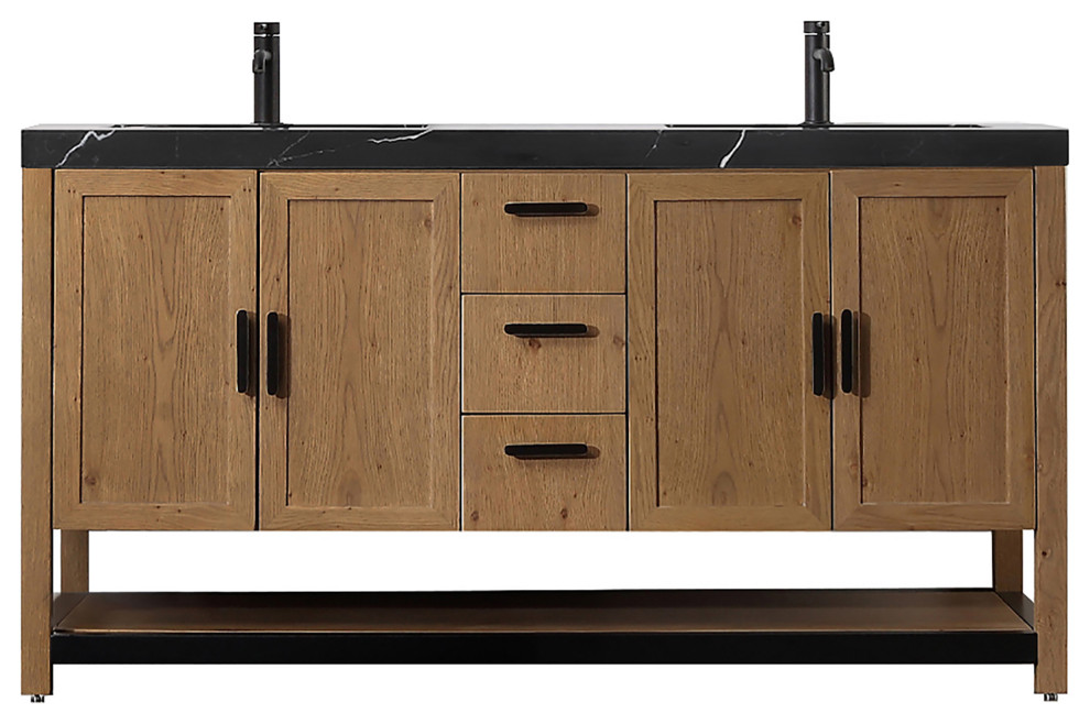 WINCHESTER Freestanding Modern Bathroom Vanity, 60" Transitional