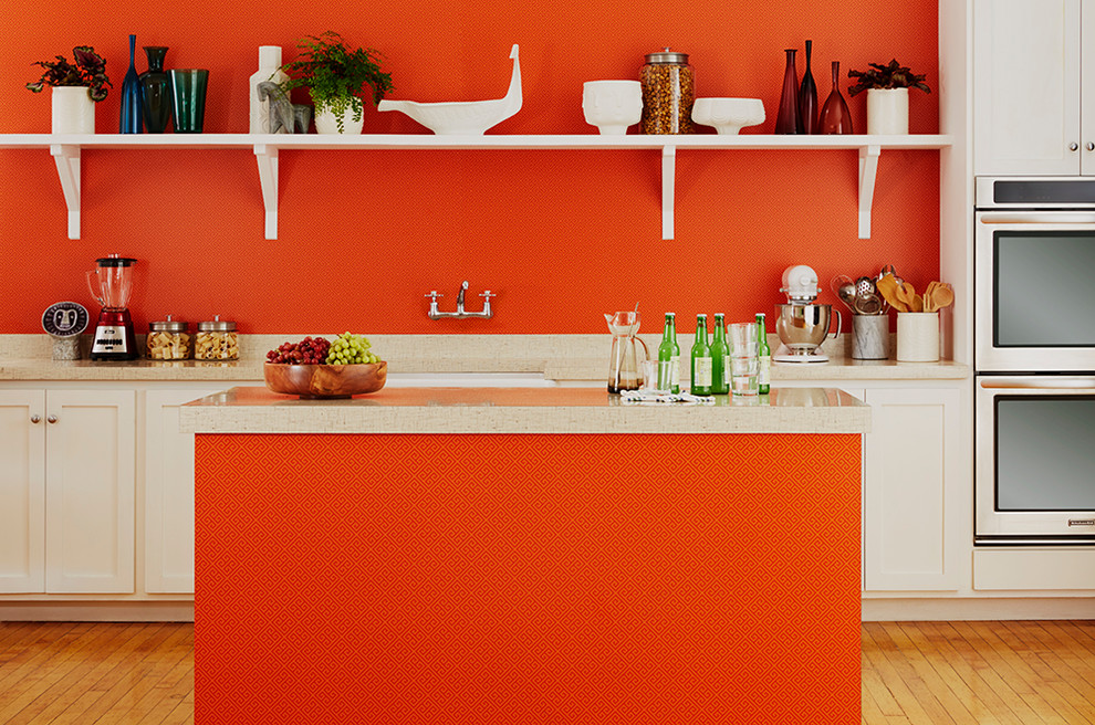 Eclectic kitchen photo in Cincinnati