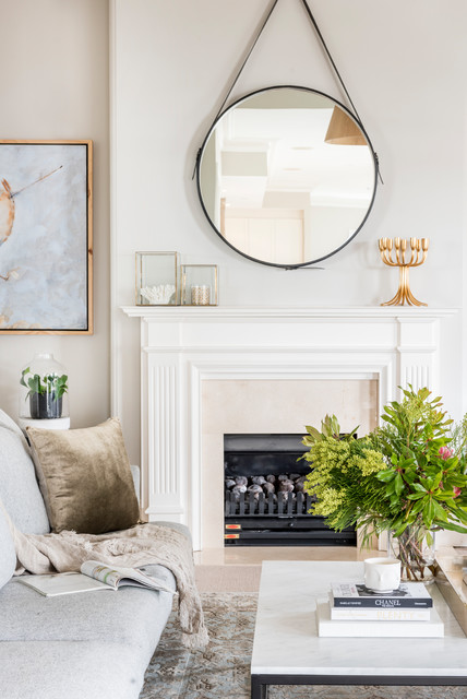 Heritage Home, Swanbourne, Perth scandinavian-living-room