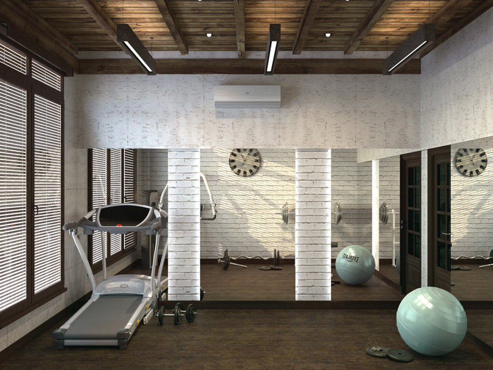 House in Pavlovsk | Gym | Bathroom