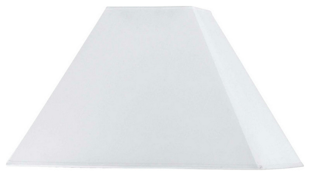 White Fabric Square, Lamp Shades, Sh1136 Traditional Lamp Shades by Kolibri Decor Houzz