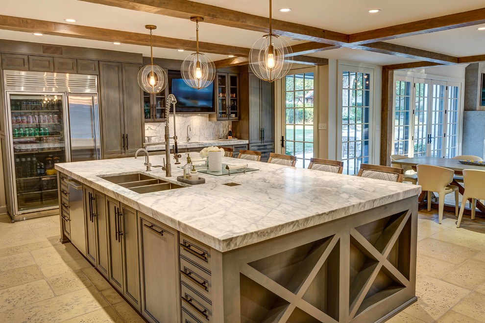 Photo of a transitional kitchen in Other.