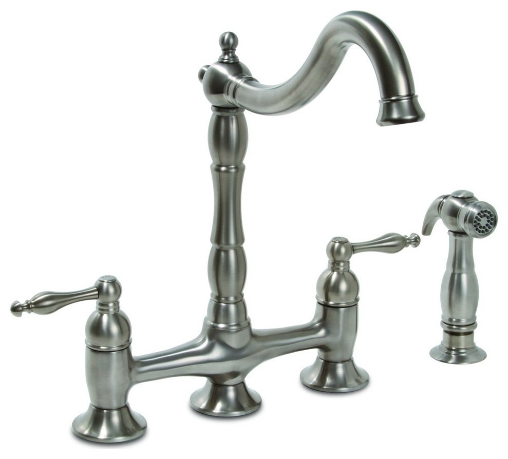 Premier Charlestown 2-Handle Bridge Style Kitchen Sink Faucet