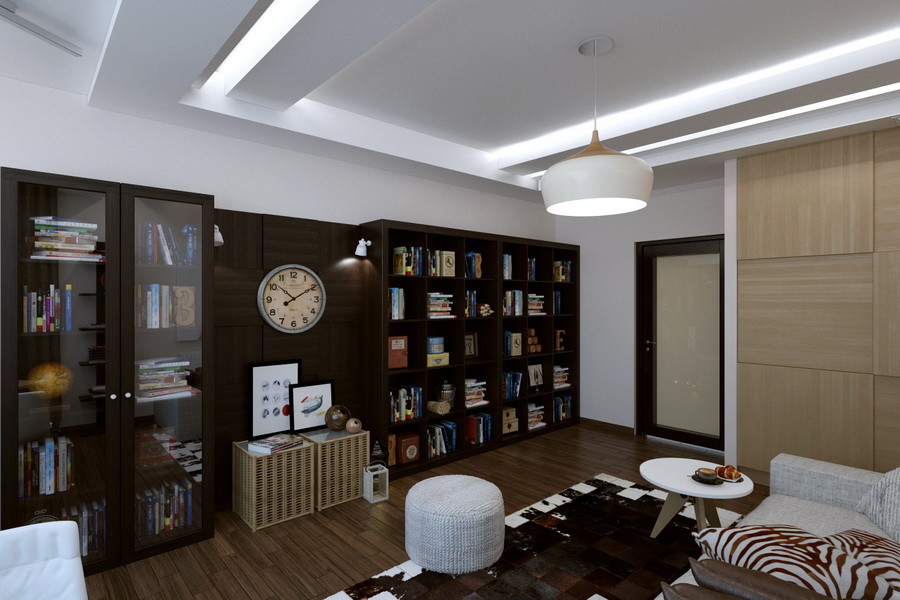 Дизайн интерьера дома "Африканский мотив"