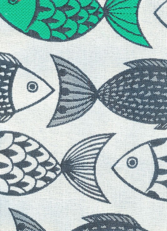 Outdoor Fish Design Fabric