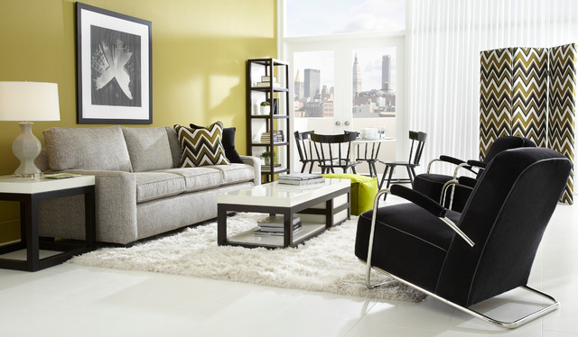 Alex Sofa And Dean Ii Chairs Modern Living Room