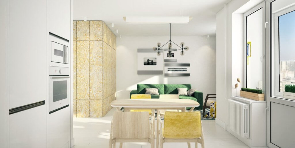 ЖК Самоцветы студия 35 м²