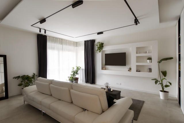 FEL apt | 100 MQ contemporary-living-room