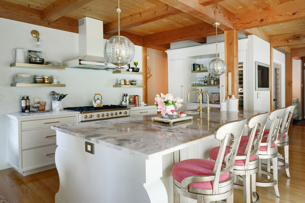 Transitional kitchen photo in Minneapolis