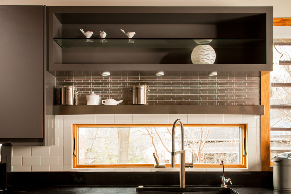 Design ideas for a contemporary kitchen in Atlanta.