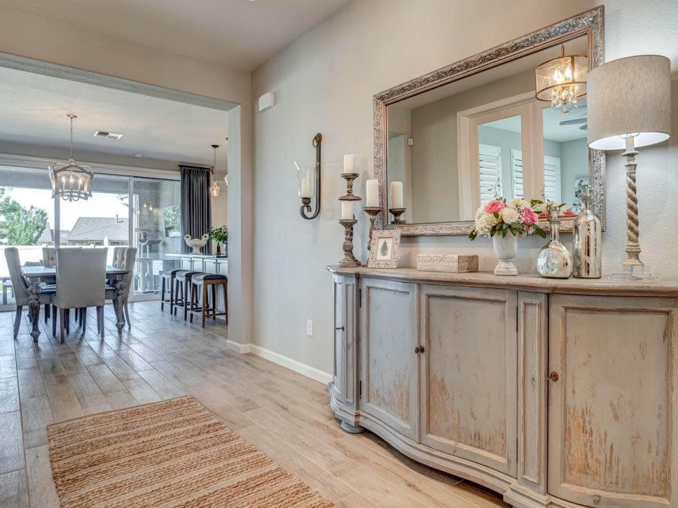 Sophisticated farmhouse entryway