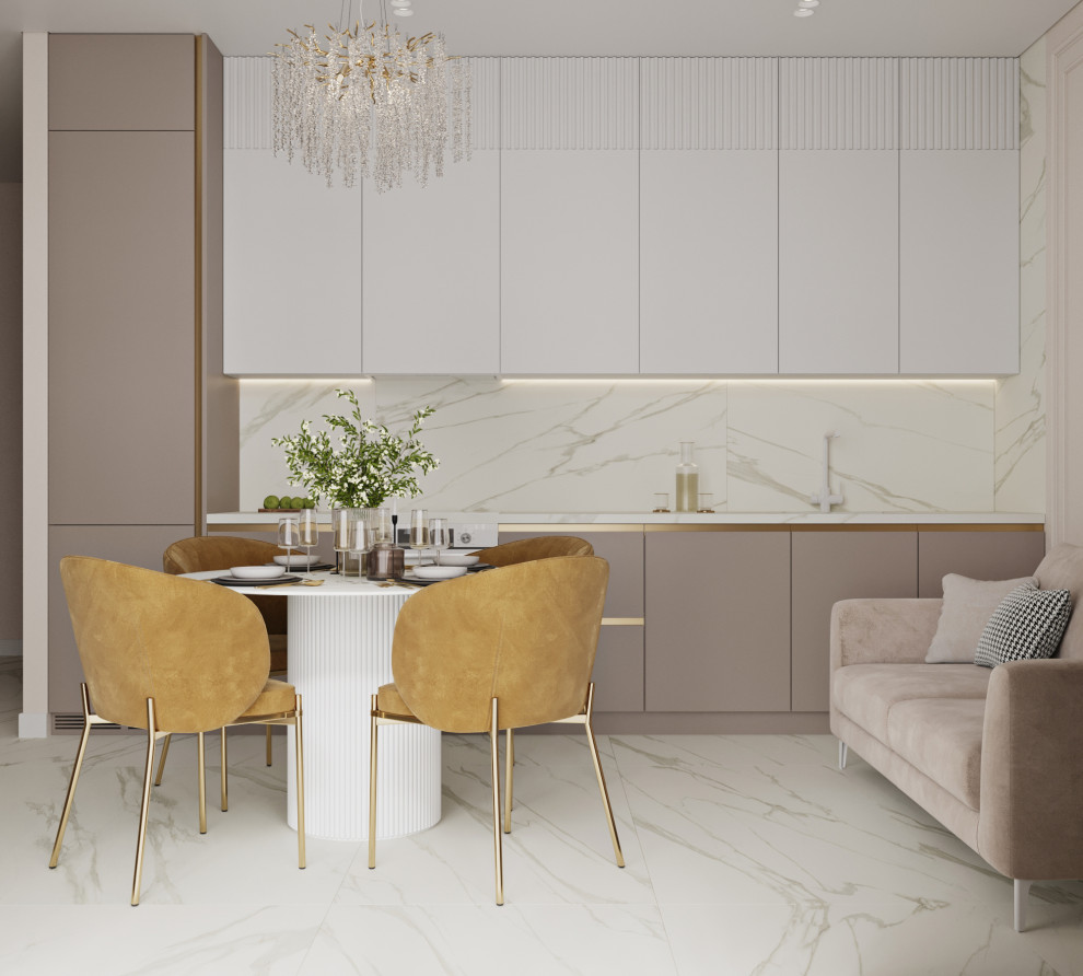 Дизайн-проект кухни-гостиной