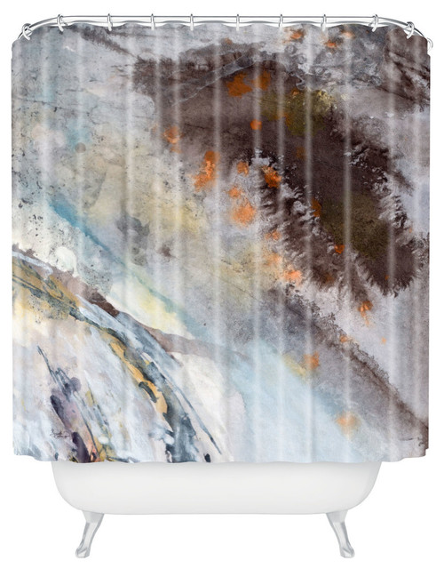 Fine Art Rust Shower Curtain Contemporary Shower Curtains