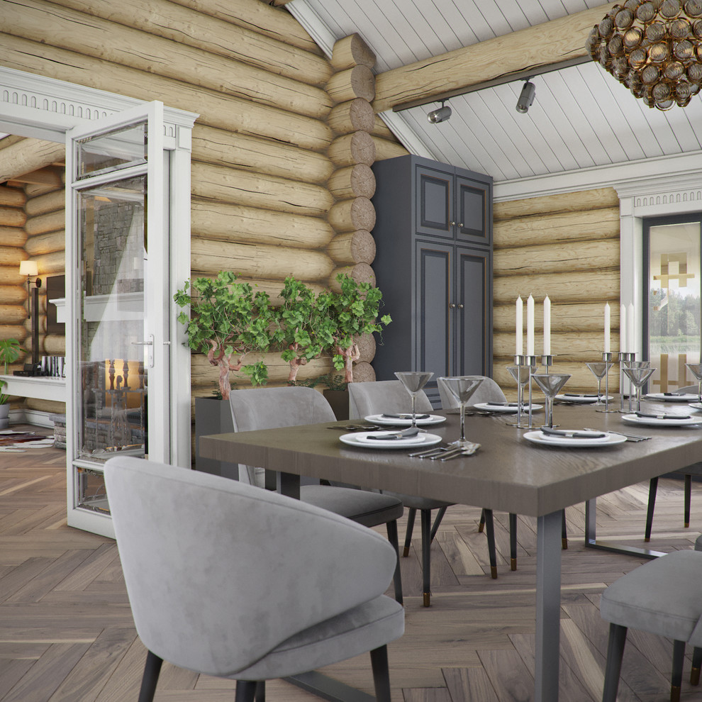 Интерьер в деревянном доме