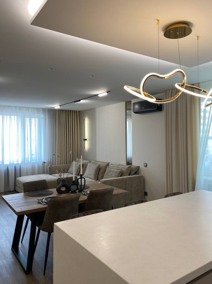 Проект трехкомнатной квартиры в Саратове. Реализация за 6 млн.