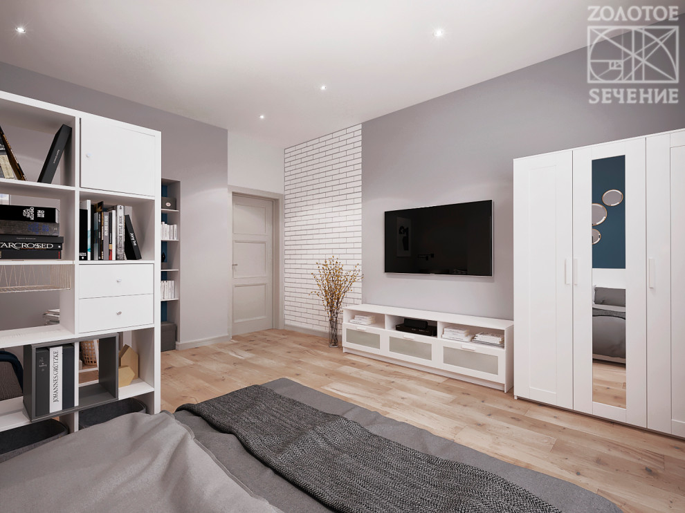 Скандинавские мотивы в квартире для коммерческих целей