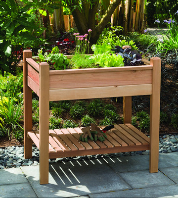 Phat Tommy Elevated Brown Planter Box