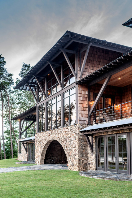 Modern Rustic Lake House