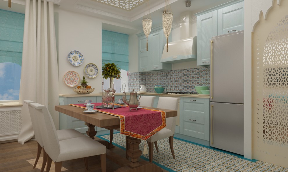 Проект интерьера по мотивам Марокко - ул.Маяковского, 76 м.кв.