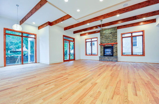 North Arlington - Contemporary LEED Gold Home contemporary-living-room