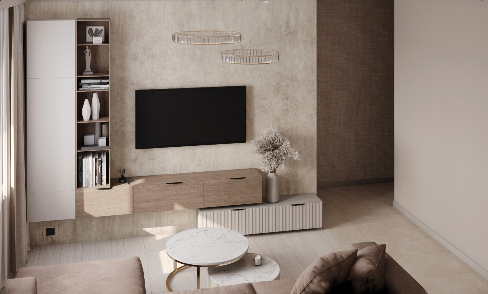 интерьер для семьи из 3х человек