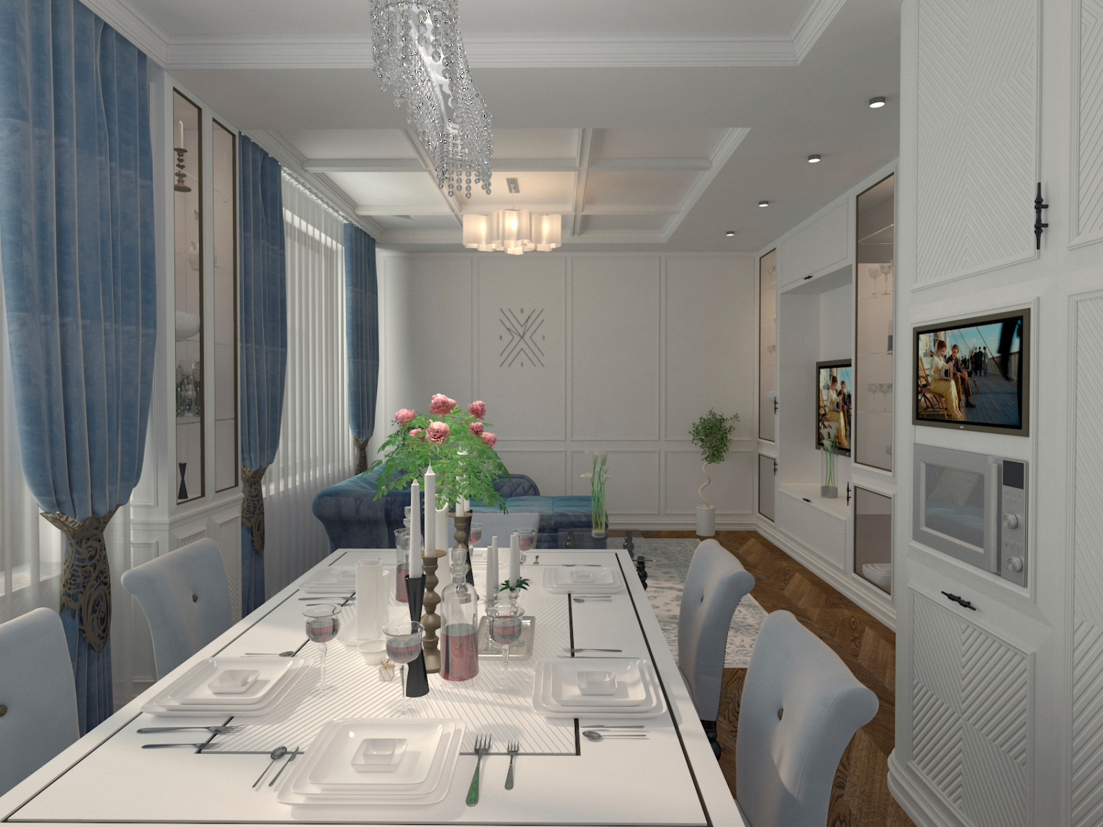 Дизайн-проект квартиры в ЖК Наследие