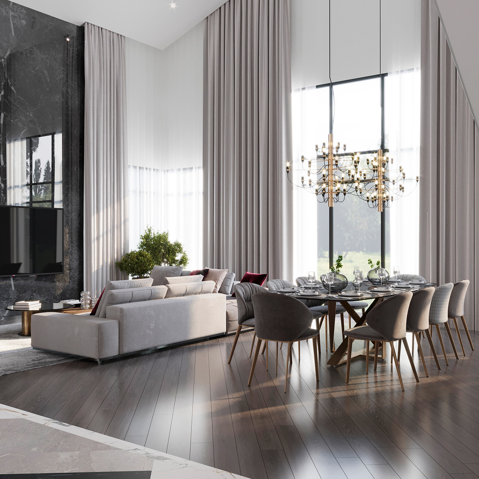 Дизайн-проект загородного дома 239 м2 в Воронеже