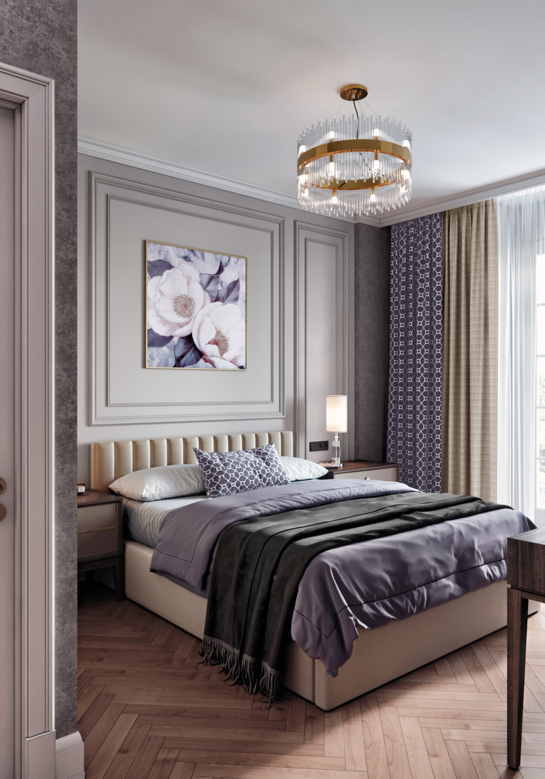 Квартира в Коммунарке "Светлая меланхолия" - 76,75 кв.м.