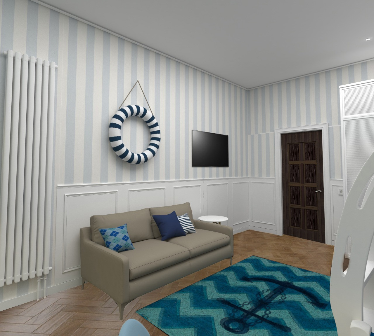 Интерьер Загородного дома в котеджном поселке Новорижский