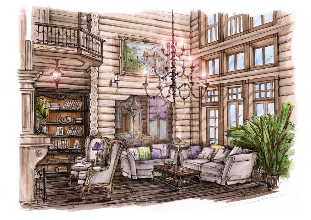 Houzz in Aprelevka, Moscow.