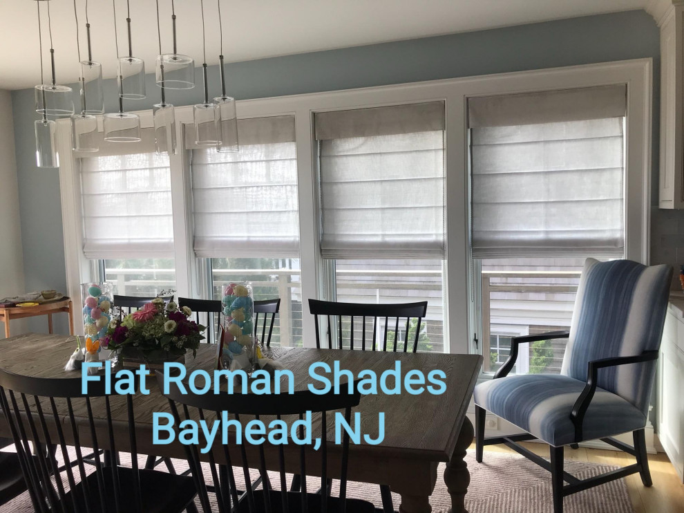 Flat Roman Shades - Various Rooms