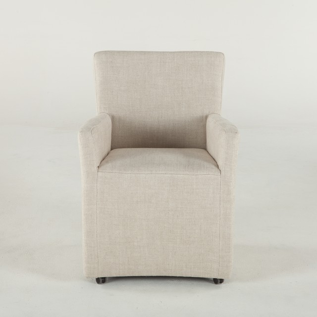 Pea Chair Solid Hardwood Frame, Head Dining Chairs Linen