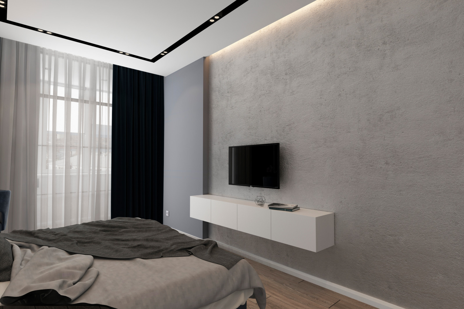 Дизайн 3-х комнатной квартиры в ЖК "Аврора-парк", г.Краснодар